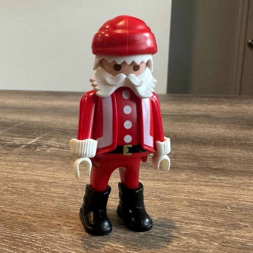 1986 Vintage Geobra Playmobil Santa Clause Figure.